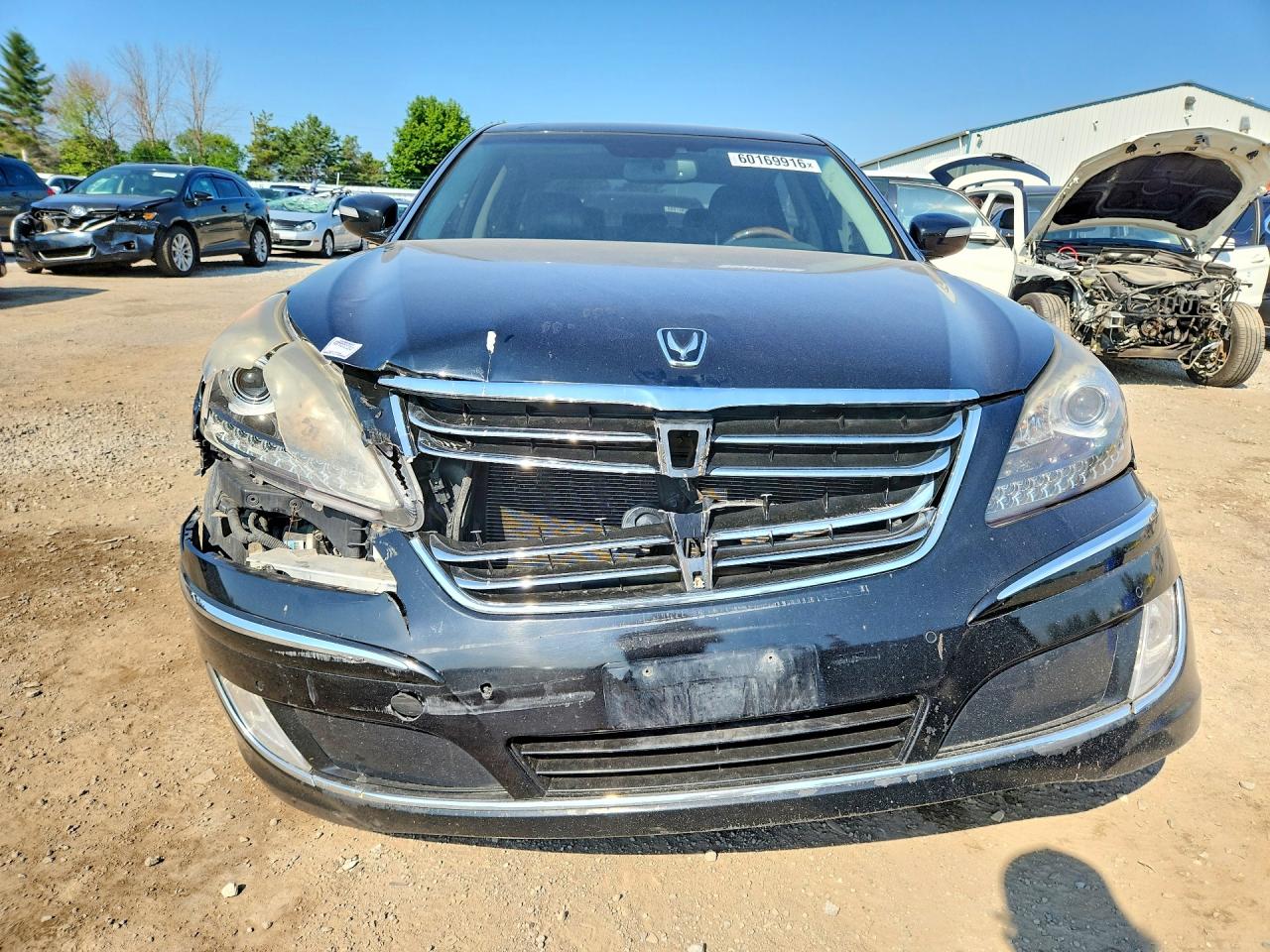 2013 Hyundai Equus Signature Black vin: KMHGH4JHXDU062809