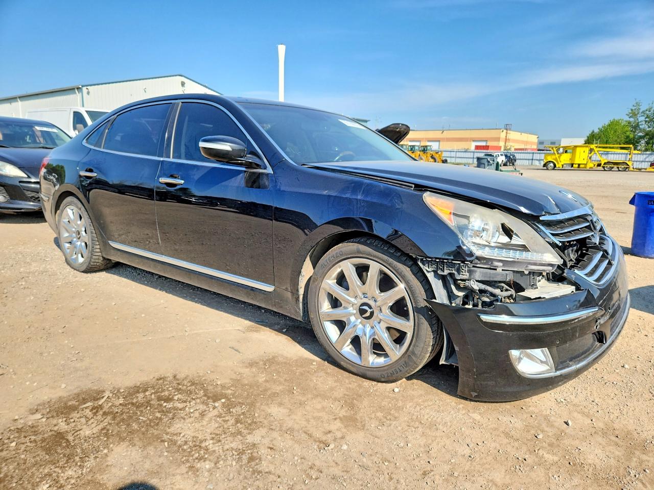 2013 Hyundai Equus Signature Black vin: KMHGH4JHXDU062809