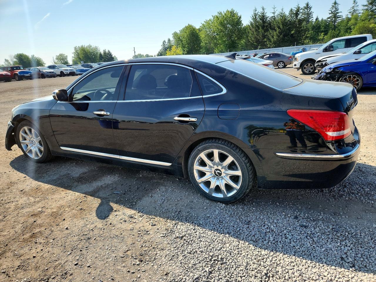 2013 Hyundai Equus Signature Black vin: KMHGH4JHXDU062809