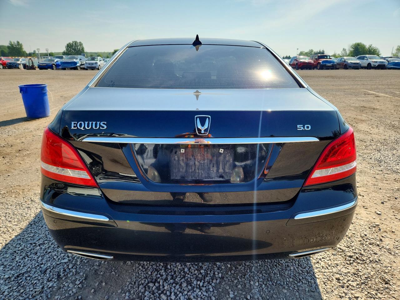 2013 Hyundai Equus Signature Black vin: KMHGH4JHXDU062809