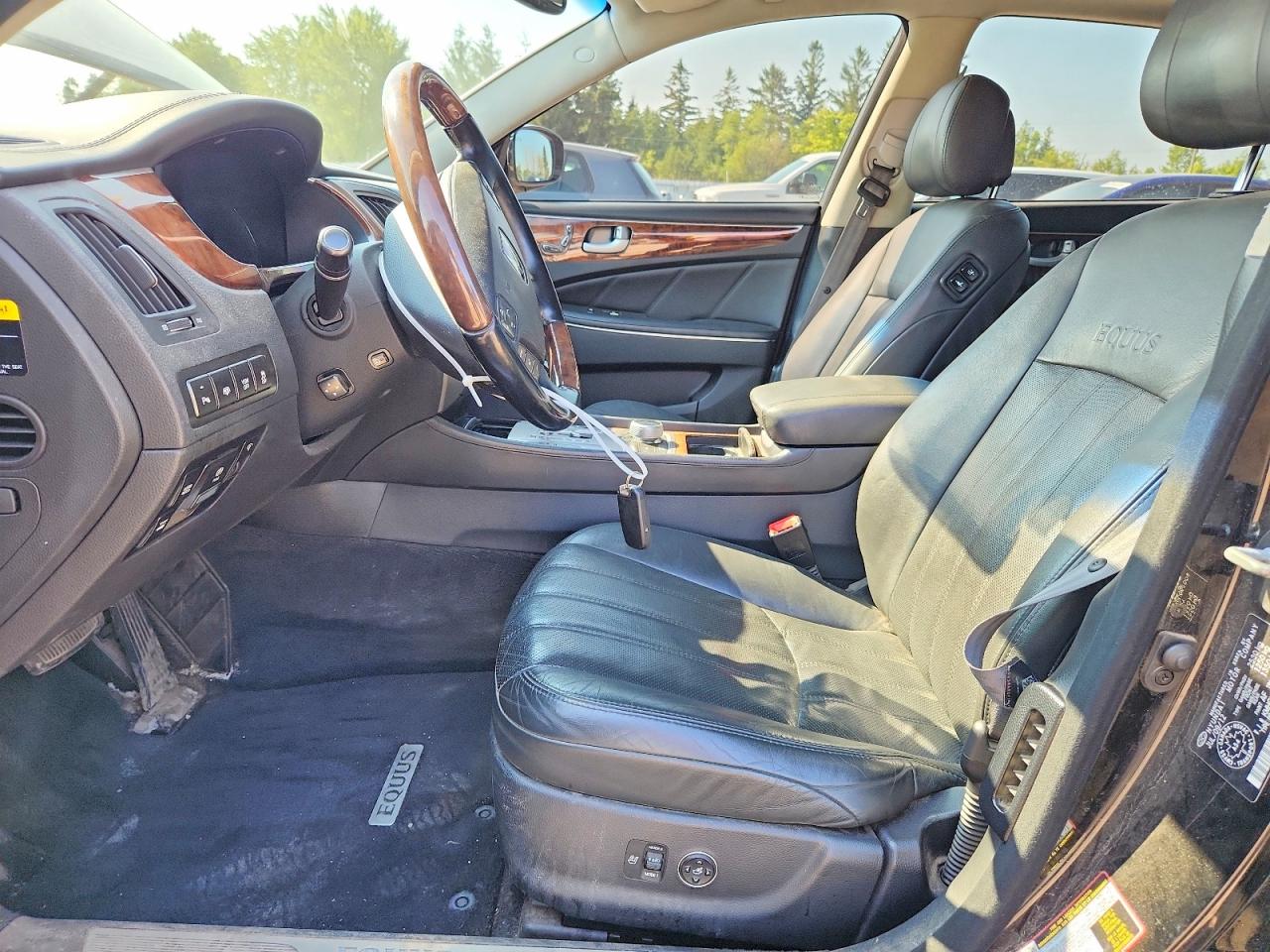 2013 Hyundai Equus Signature Black vin: KMHGH4JHXDU062809