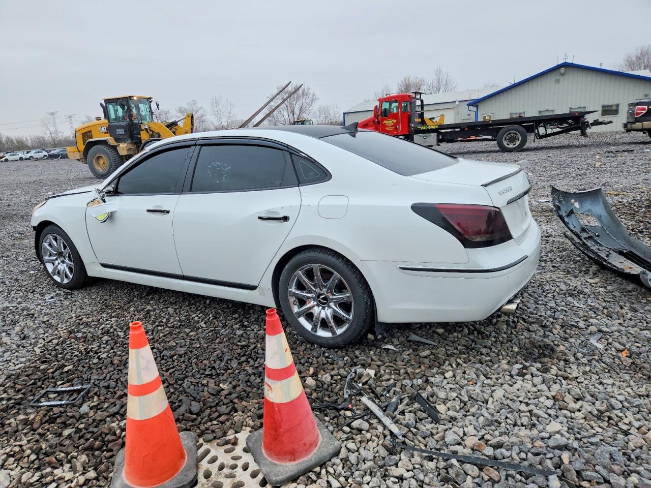 2013 Hyundai Equus Signature Белый vin: KMHGH4JHXDU069565