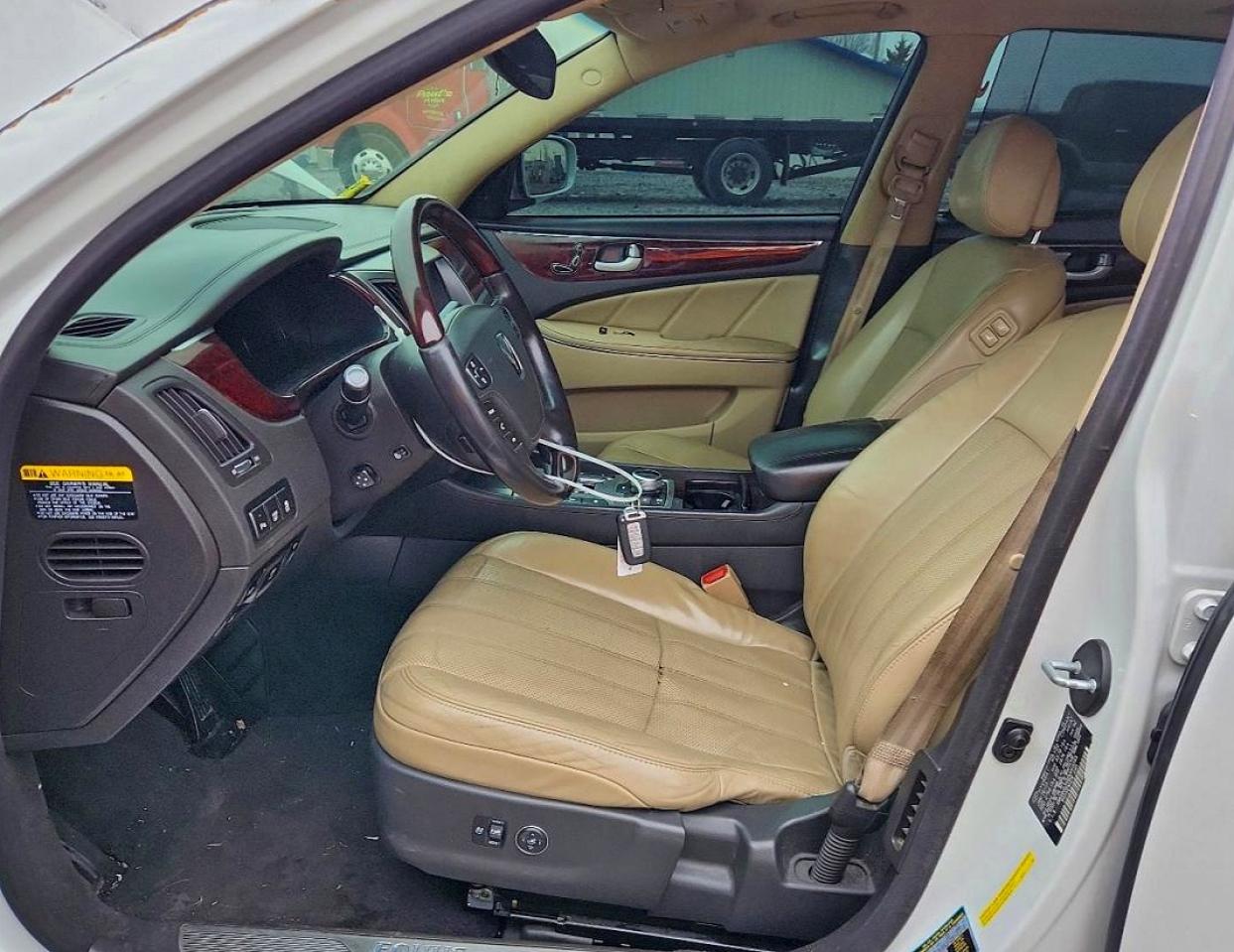 2013 Hyundai Equus Signature Белый vin: KMHGH4JHXDU069565