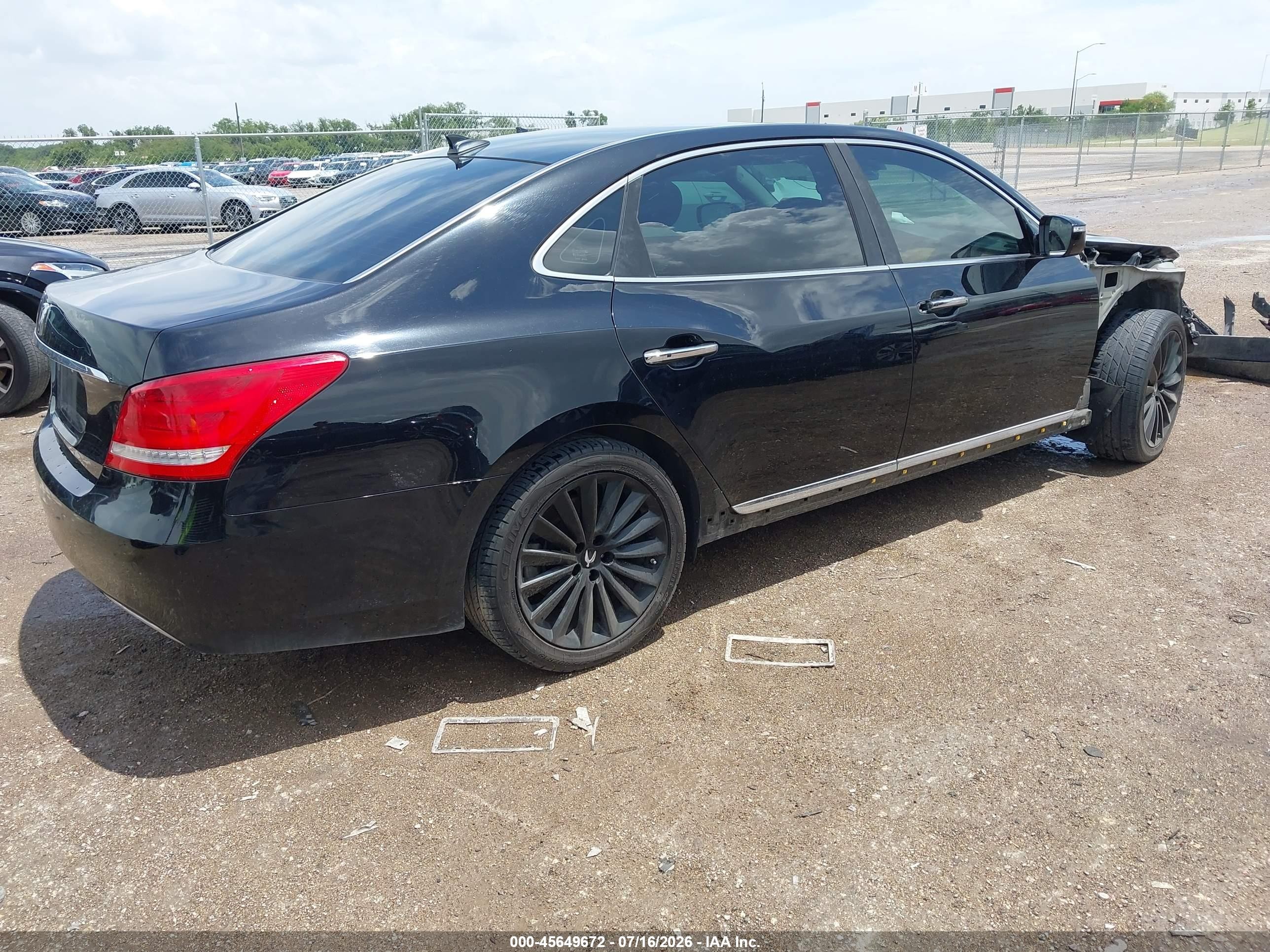 2014 Hyundai Equus Signature Black vin: KMHGH4JHXEU073990