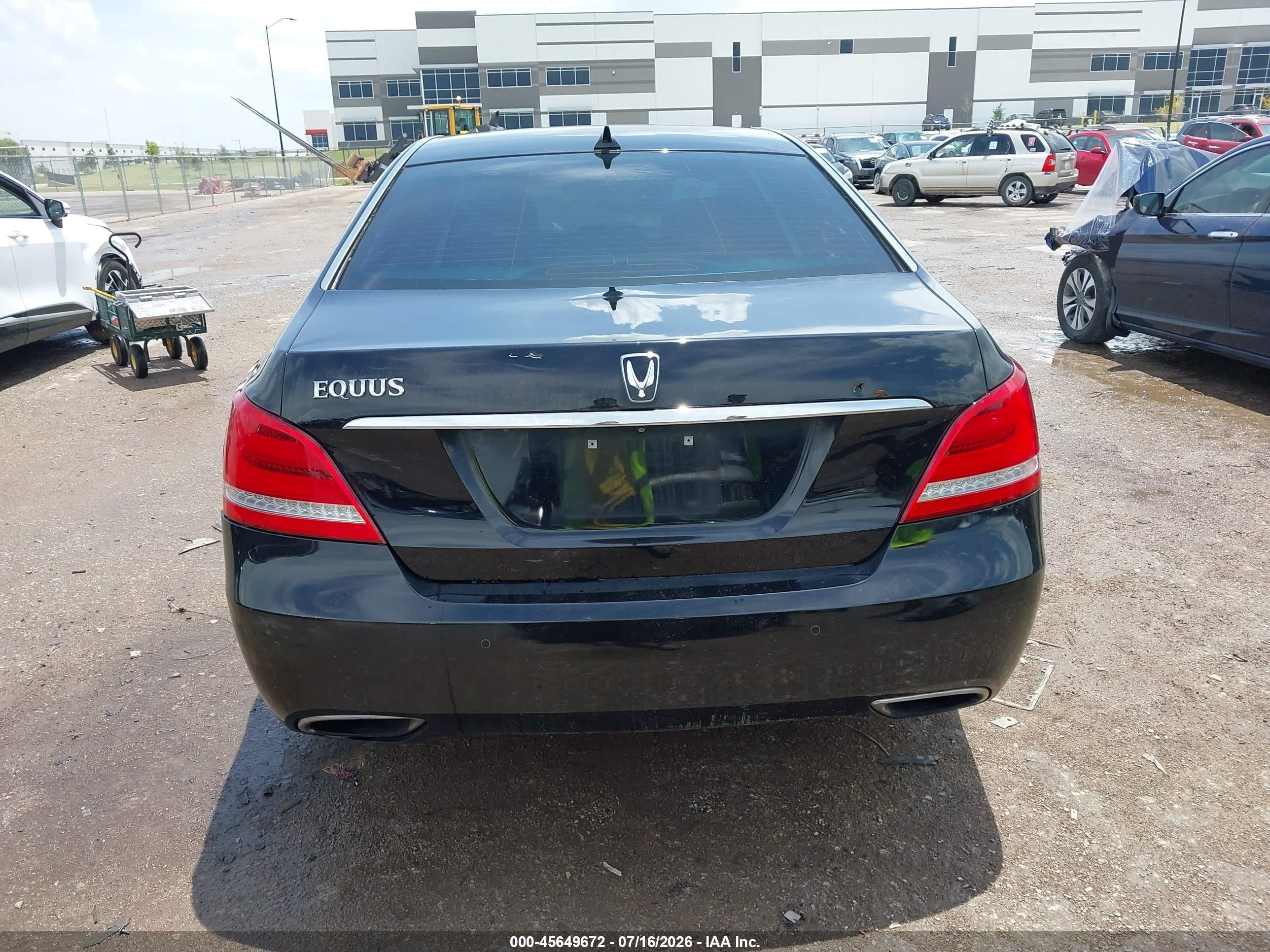 2014 Hyundai Equus Signature Black vin: KMHGH4JHXEU073990