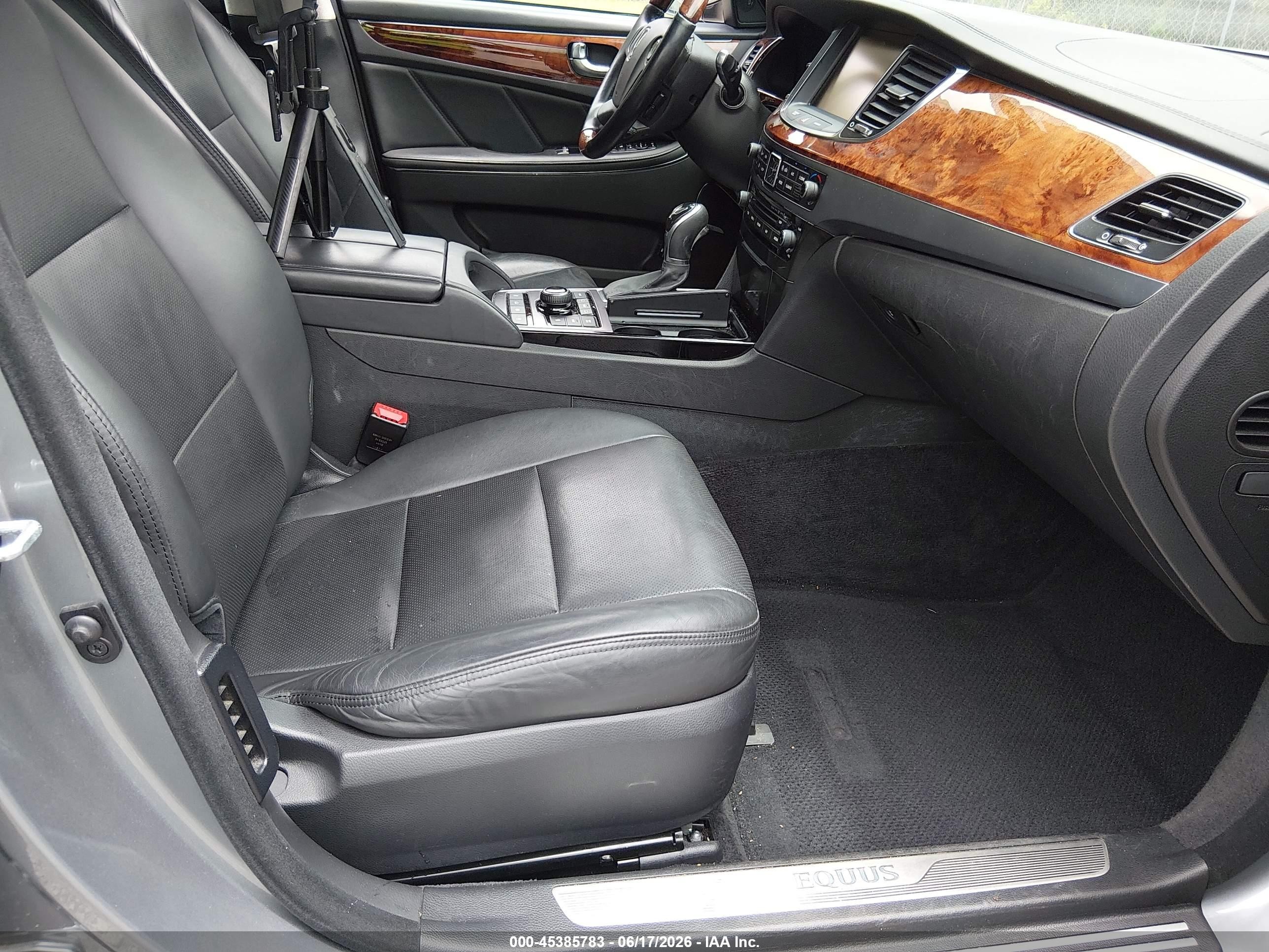2014 Hyundai Equus Signature Gray vin: KMHGH4JHXEU086030