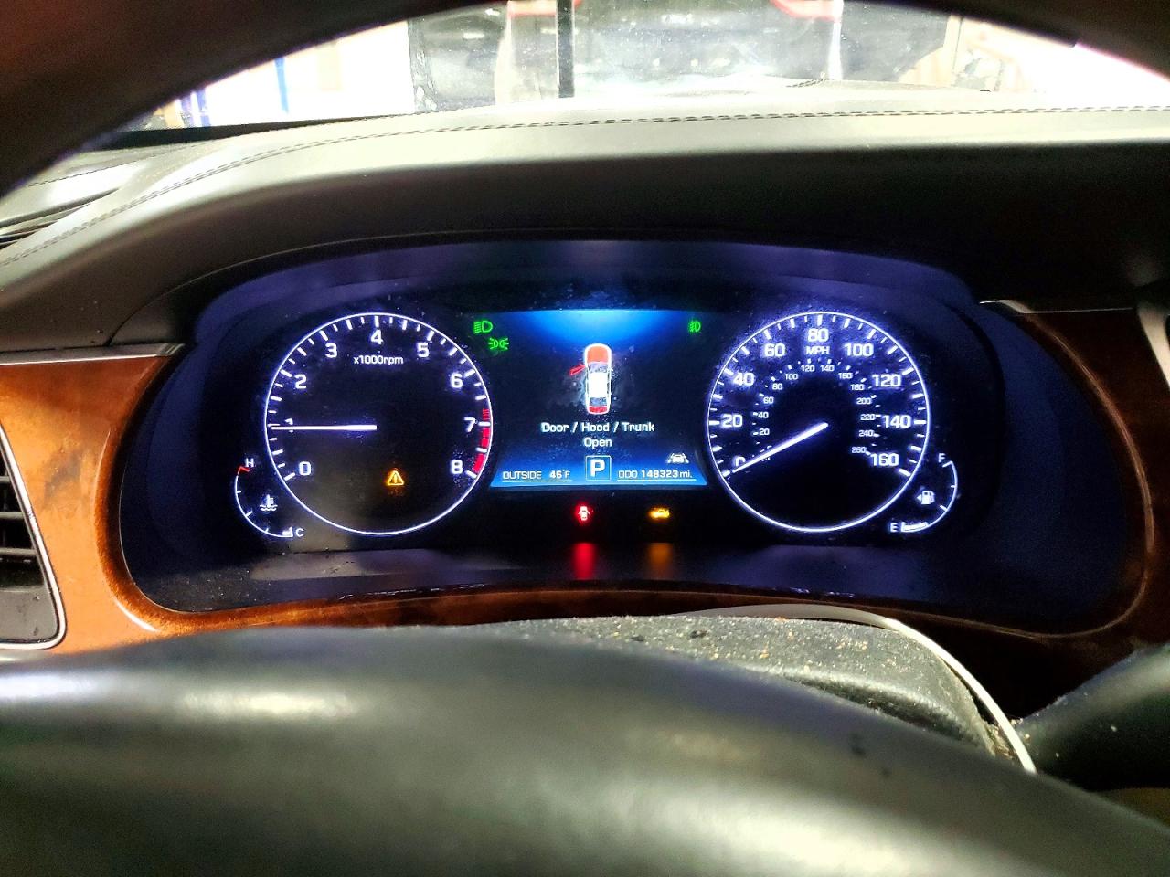 2015 Hyundai Equus Signature Black vin: KMHGH4JHXFU098664