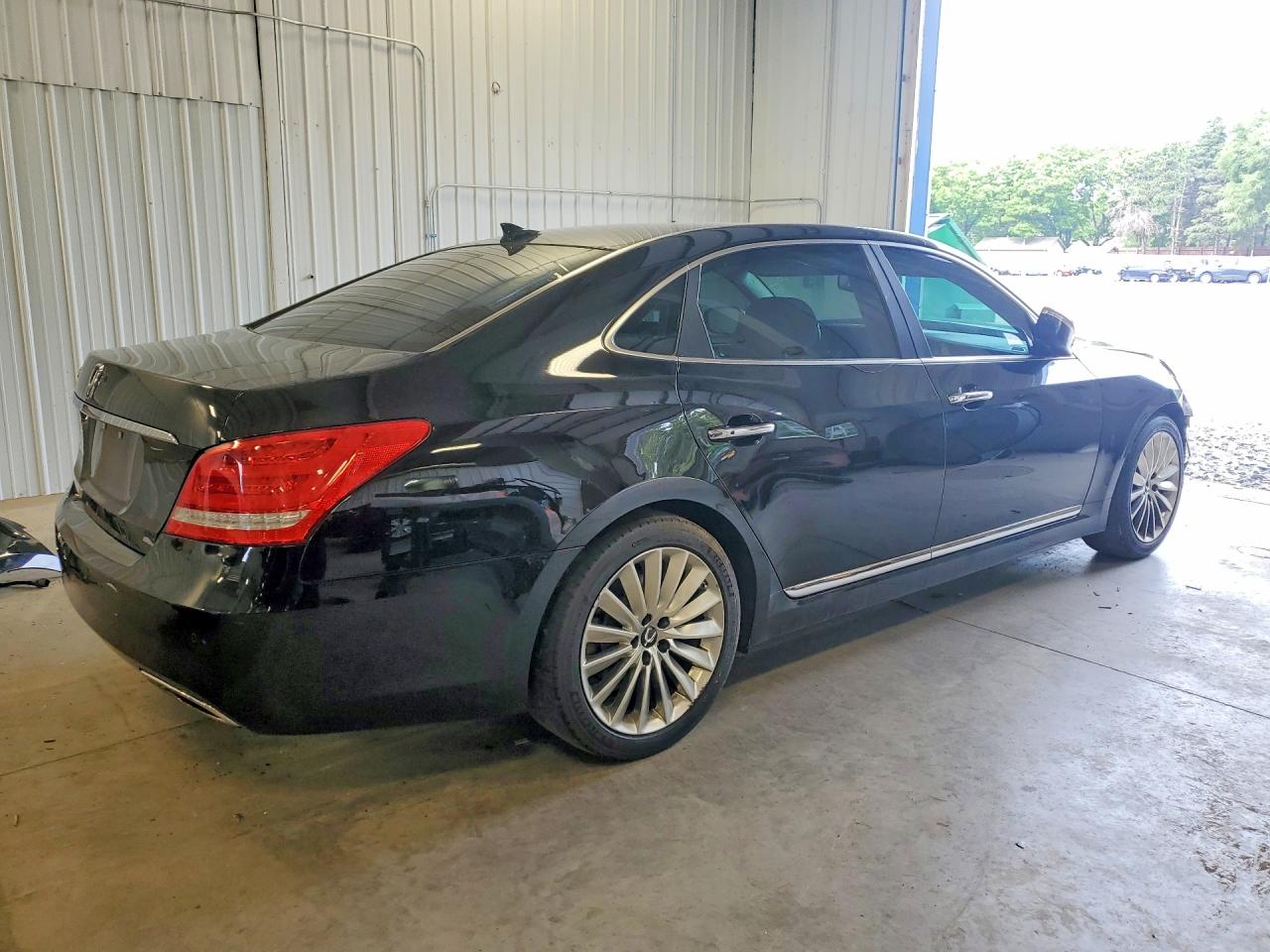 2016 Hyundai Equus Ultimate Черный vin: KMHGH4JHXGU102729