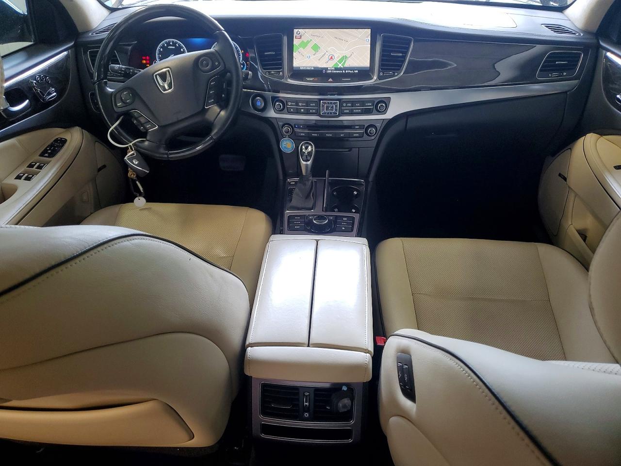 2016 Hyundai Equus Ultimate Черный vin: KMHGH4JHXGU102729