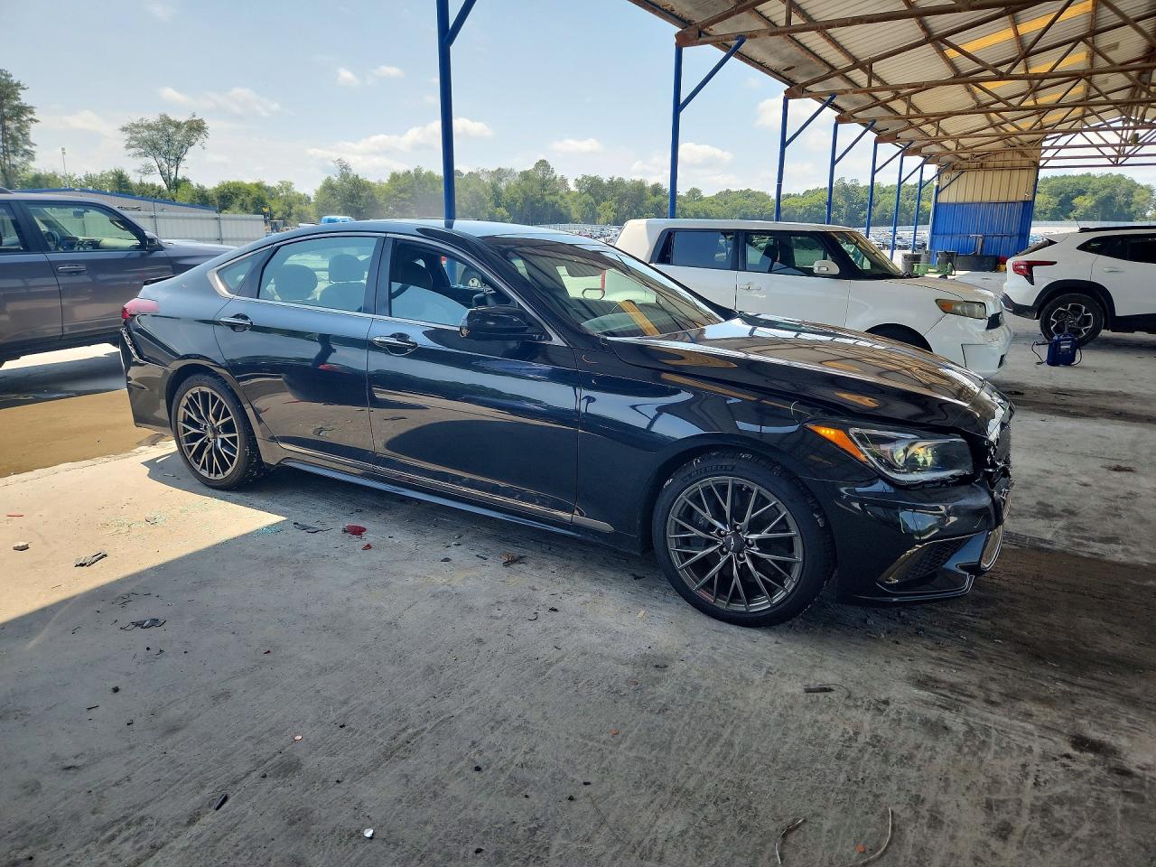 2019 Genesis G80 3.3t Sport Black vin: KMHGN4JB3KU290409
