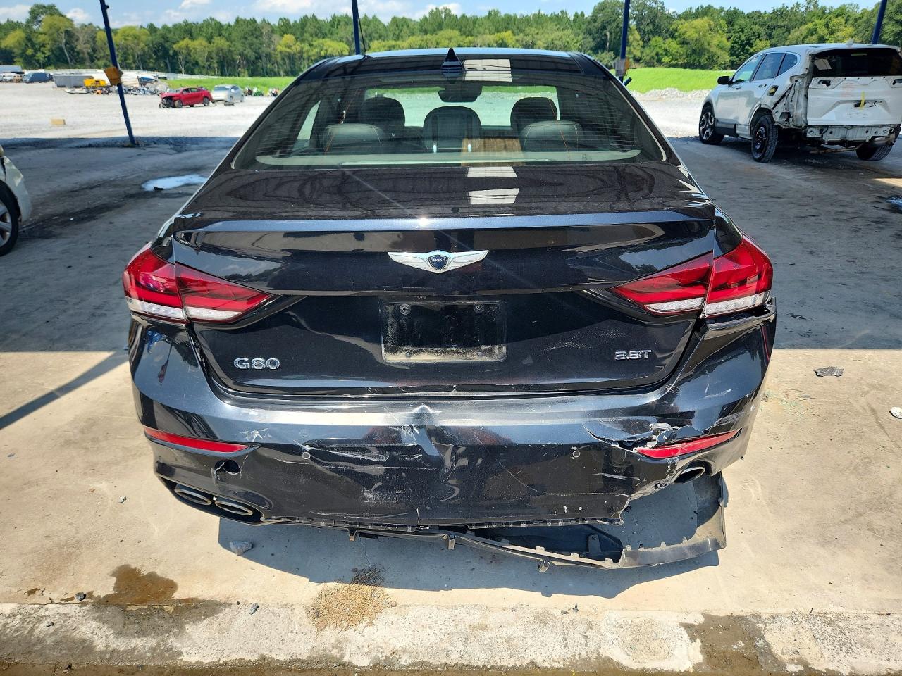 2019 Genesis G80 3.3t Sport Black vin: KMHGN4JB3KU290409