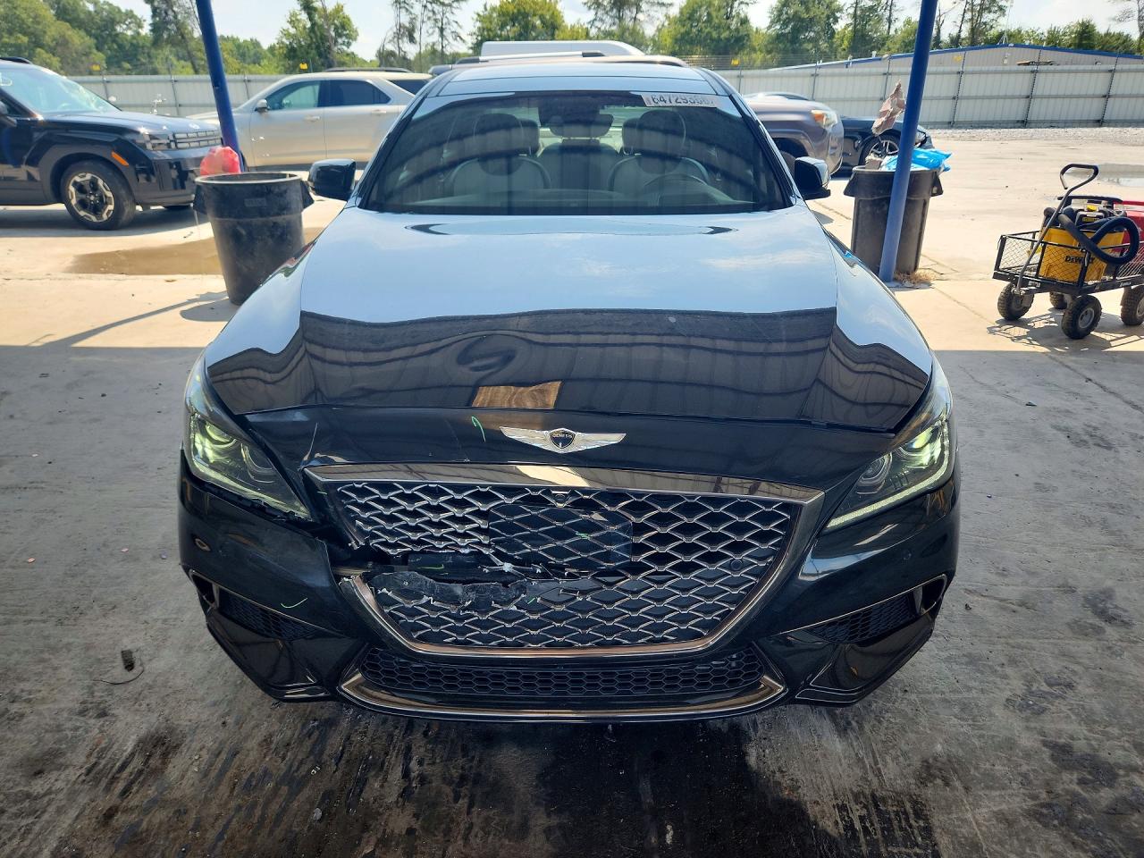 2019 Genesis G80 3.3t Sport Black vin: KMHGN4JB3KU290409