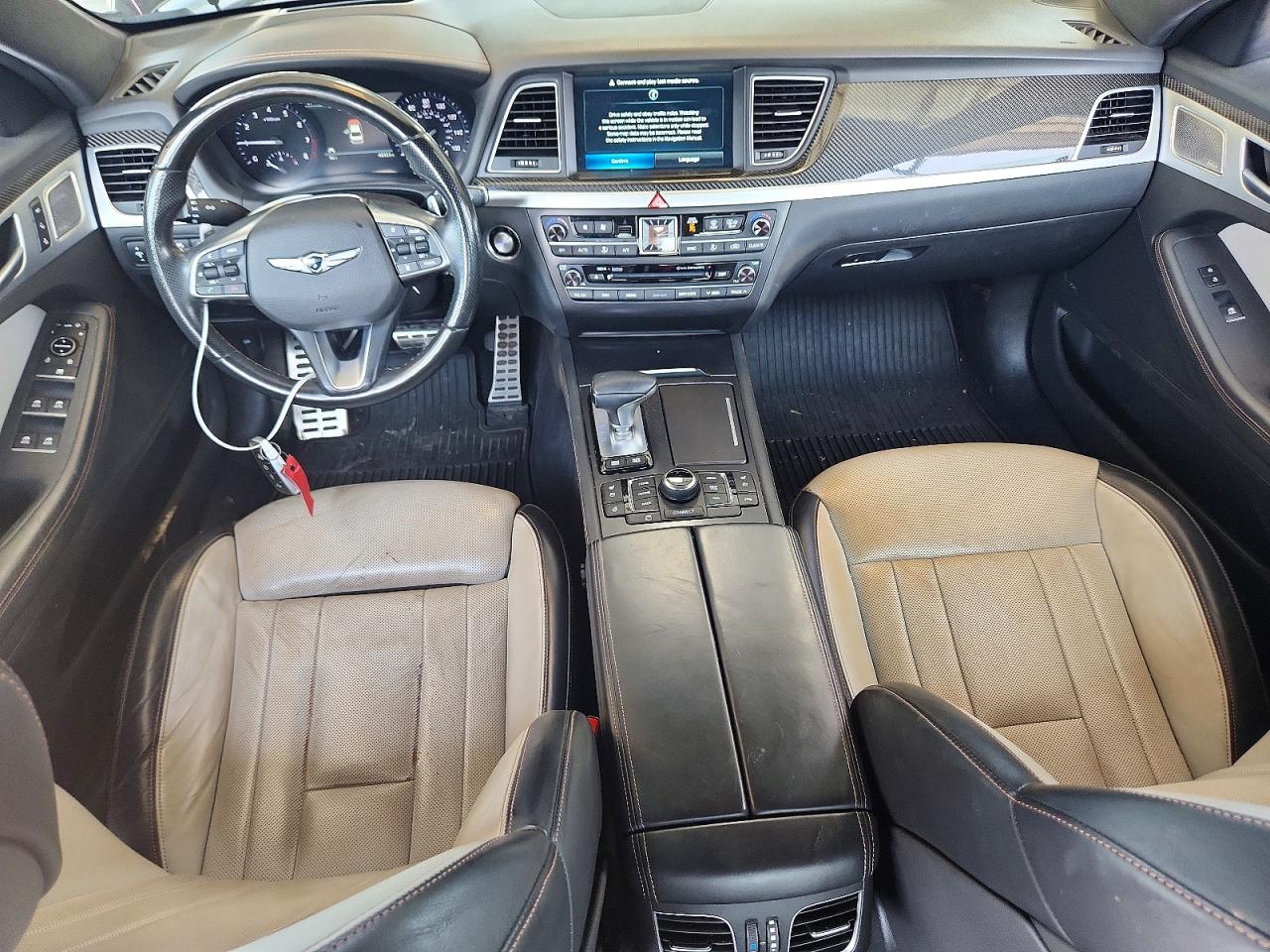 2019 Genesis G80 3.3t Sport Black vin: KMHGN4JB3KU290409