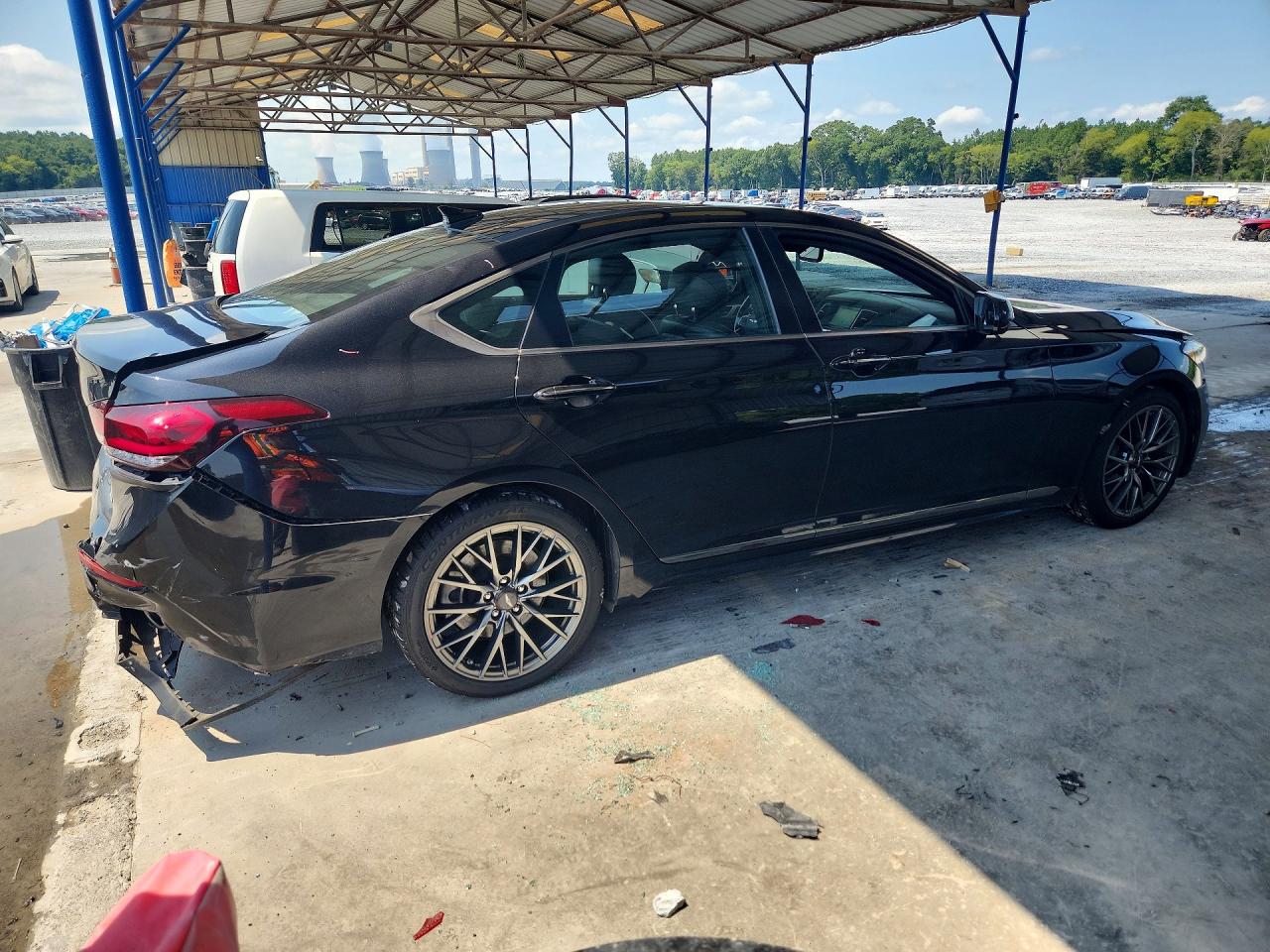 2019 Genesis G80 3.3t Sport Black vin: KMHGN4JB3KU290409