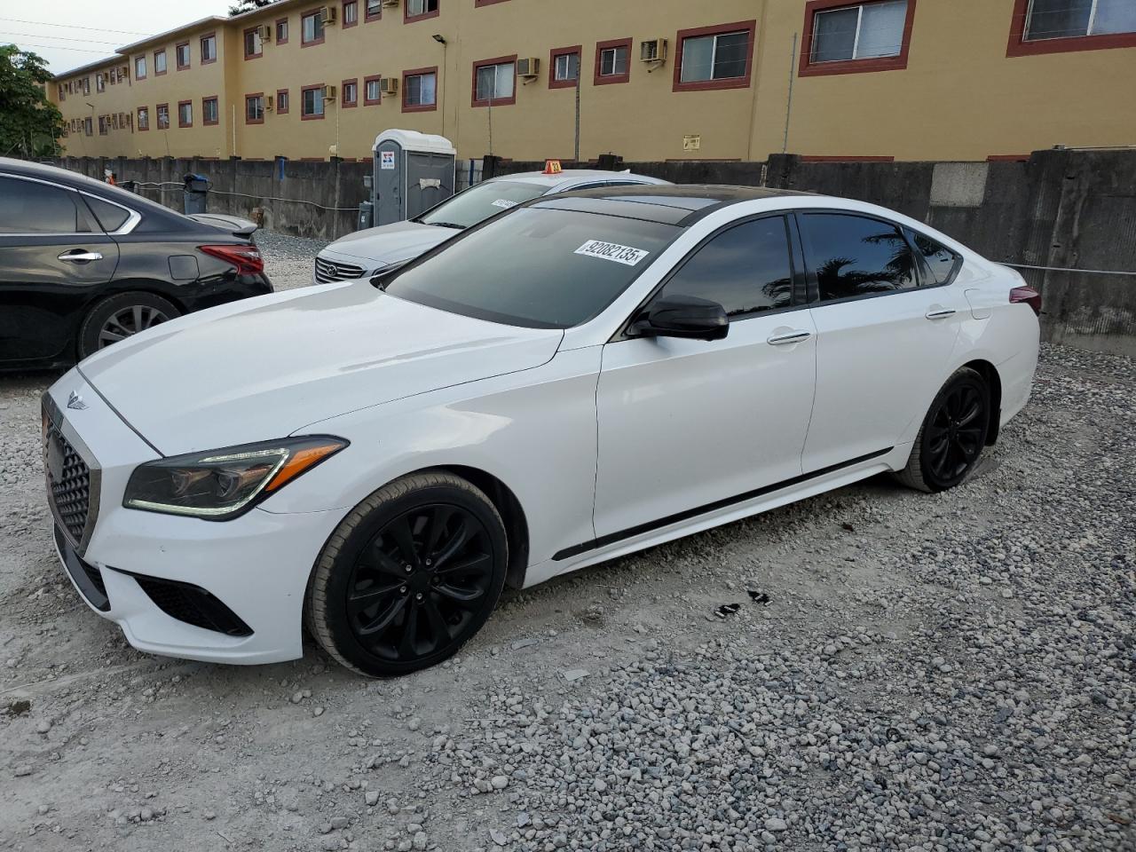 2018 Genesis G80 Sport Белый vin: KMHGN4JB4JU241766