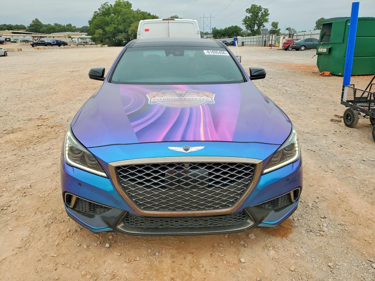 2018 Genesis G80 Sport Turquoise vin: KMHGN4JB6JU216285