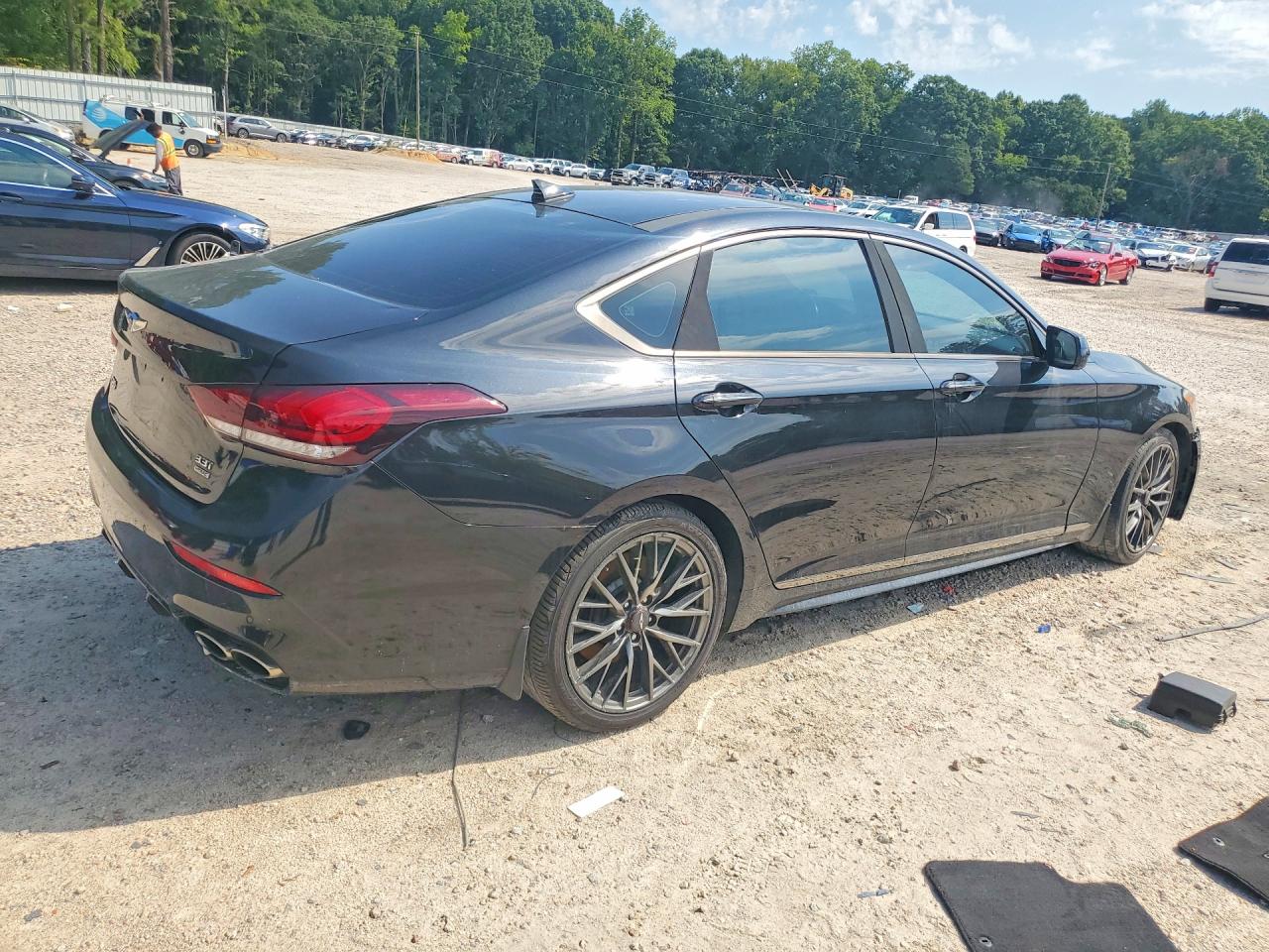2018 Genesis G80 Sport Black vin: KMHGN4JB9JU241309