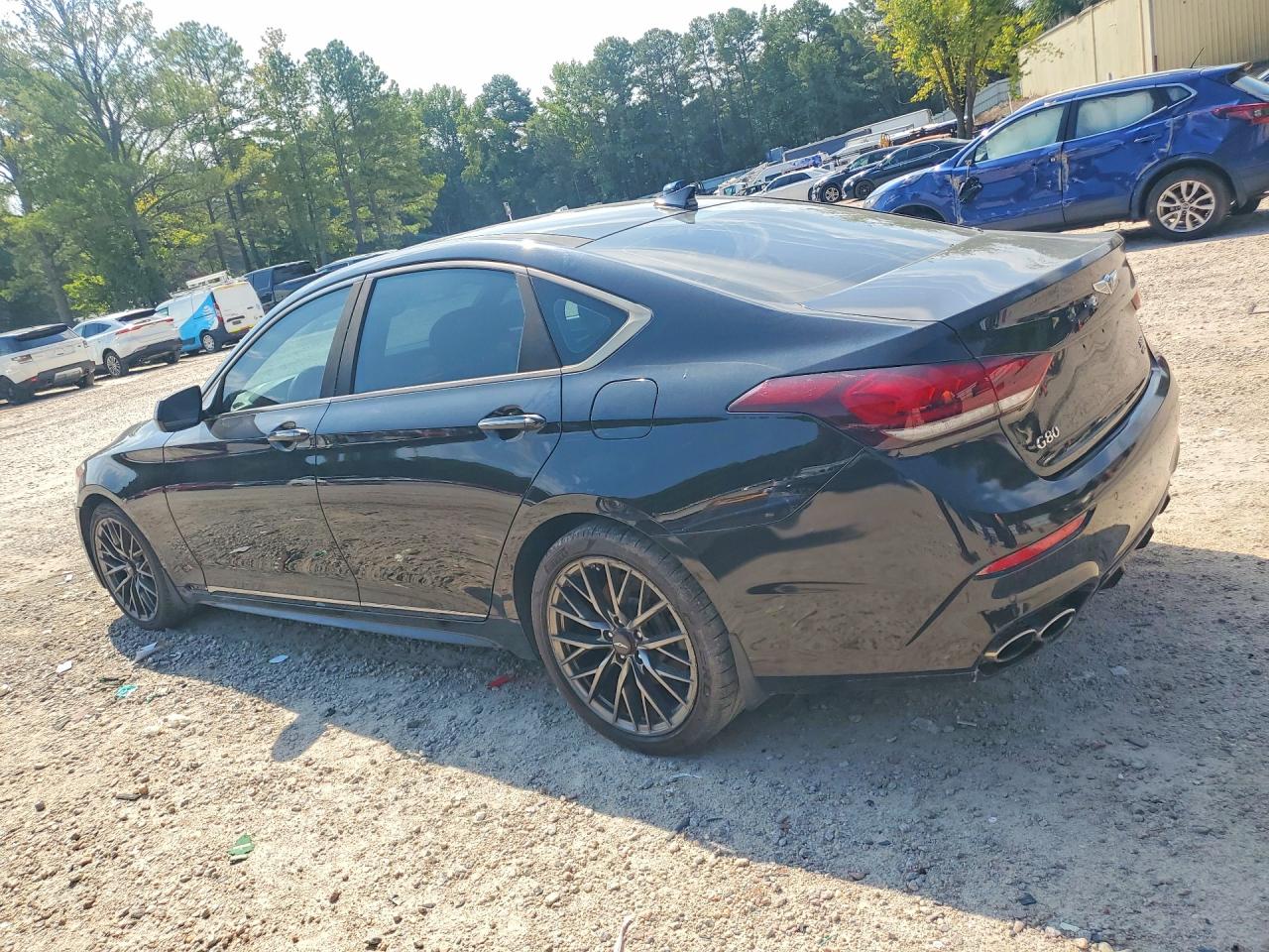 2018 Genesis G80 Sport Black vin: KMHGN4JB9JU241309