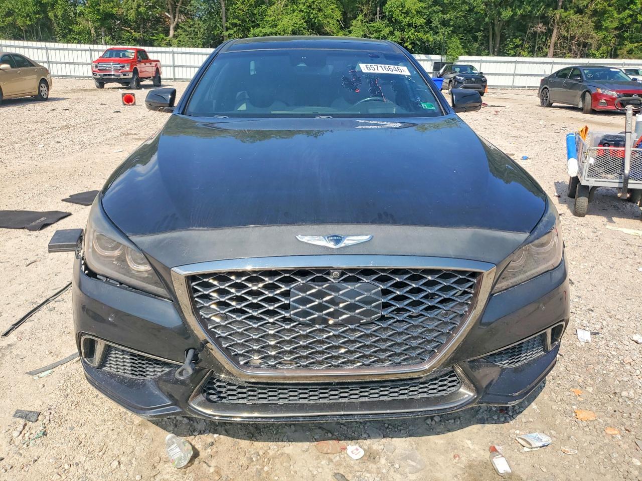 2018 Genesis G80 Sport Black vin: KMHGN4JB9JU241309