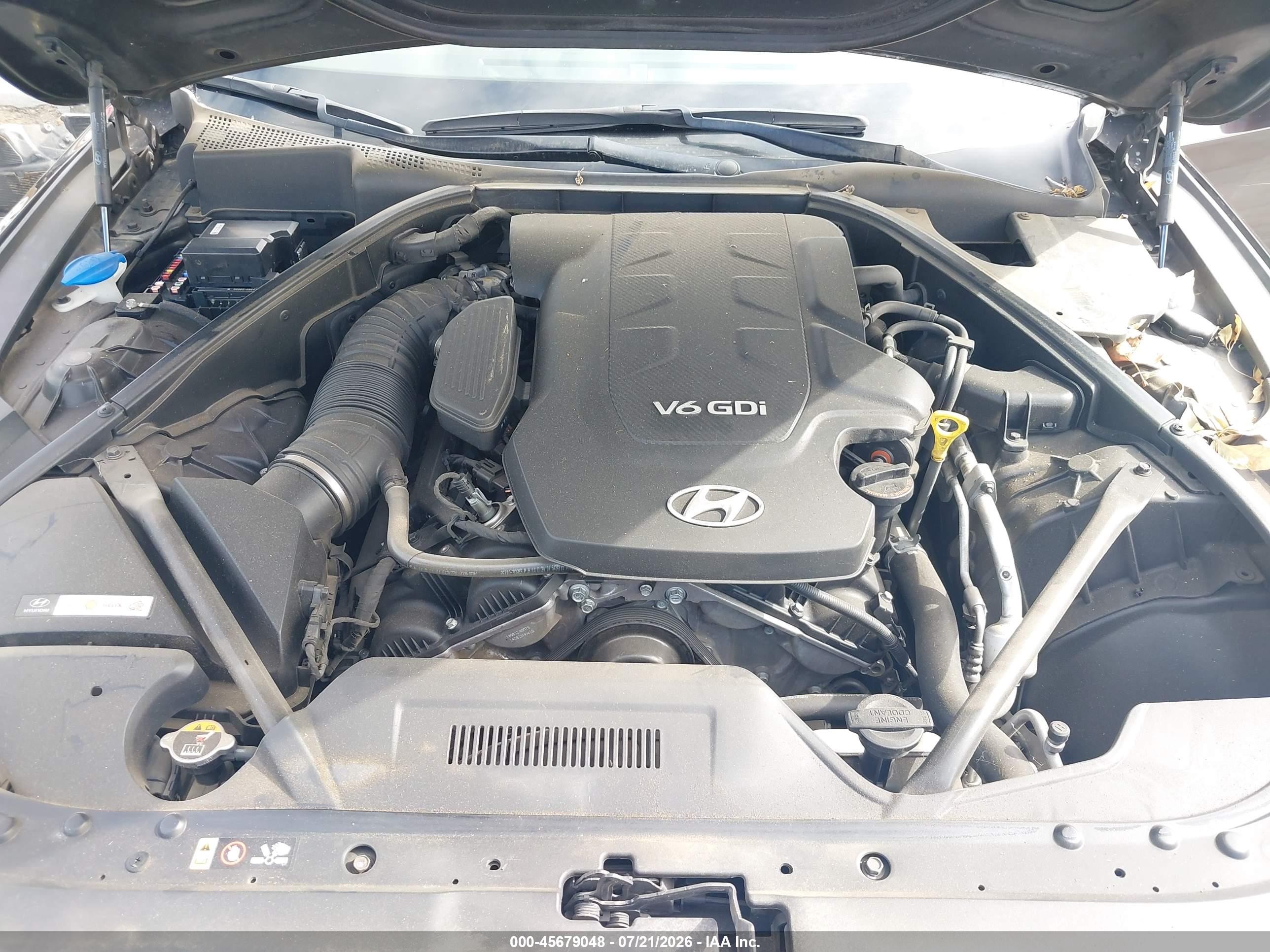 2015 Hyundai Genesis 3.8 Black vin: KMHGN4JE0FU047141