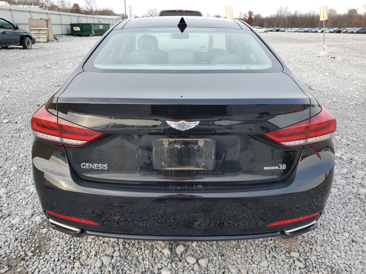 2015 Hyundai Genesis 3.8l Черный vin: KMHGN4JE0FU063484