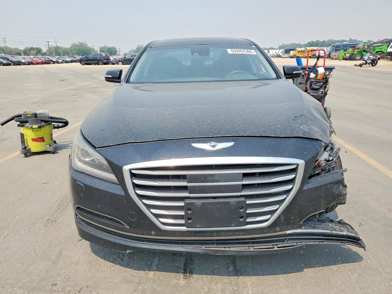 2015 Hyundai Genesis 3.8l Черный vin: KMHGN4JE1FU016710