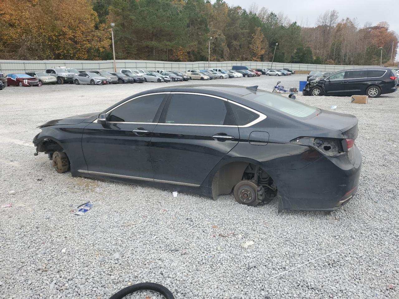 2015 Hyundai Genesis 3.8l Black vin: KMHGN4JE1FU084246