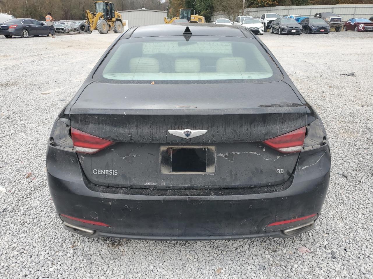 2015 Hyundai Genesis 3.8l Black vin: KMHGN4JE1FU084246