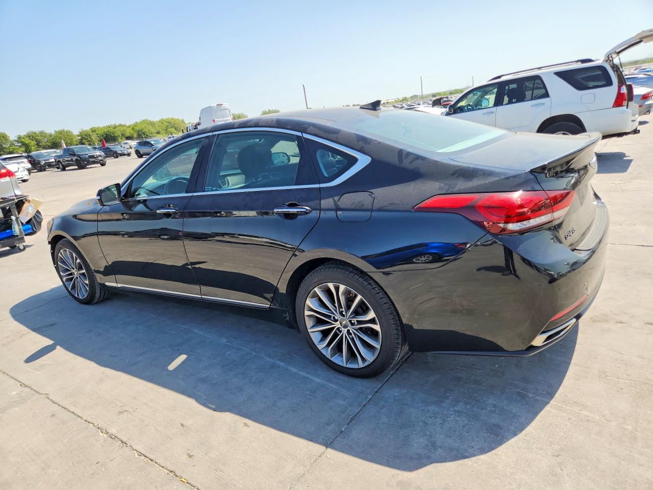 2015 Hyundai Genesis 3.8l Black vin: KMHGN4JE2FU029806