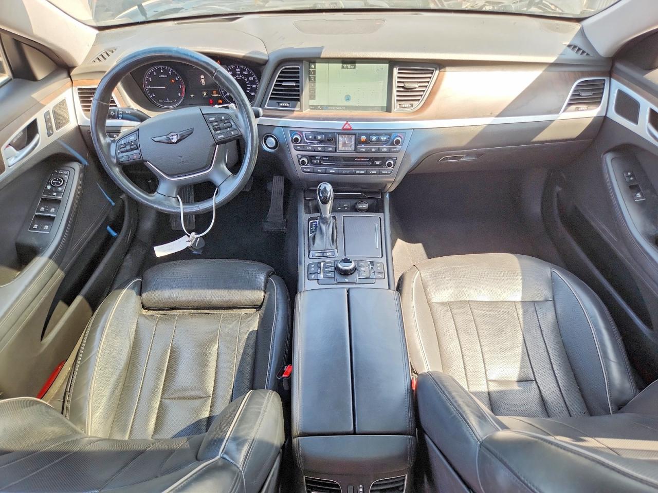 2015 Hyundai Genesis 3.8l Black vin: KMHGN4JE2FU029806