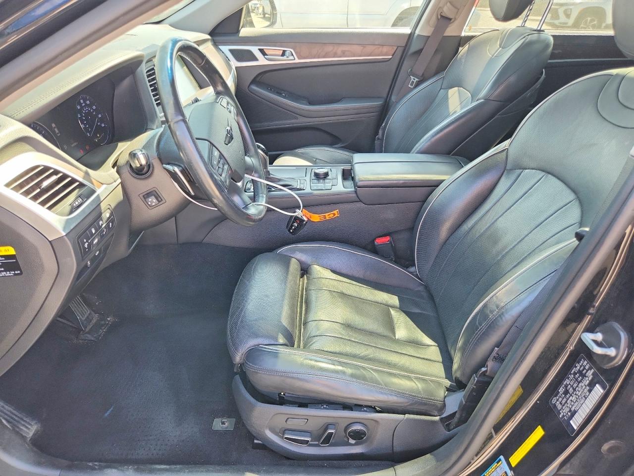 2015 Hyundai Genesis 3.8l Black vin: KMHGN4JE2FU029806