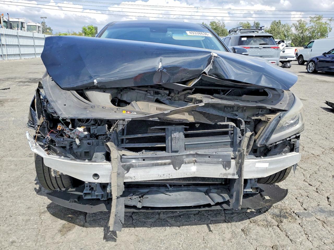 2015 Hyundai Genesis 3.8l Black vin: KMHGN4JE2FU030566