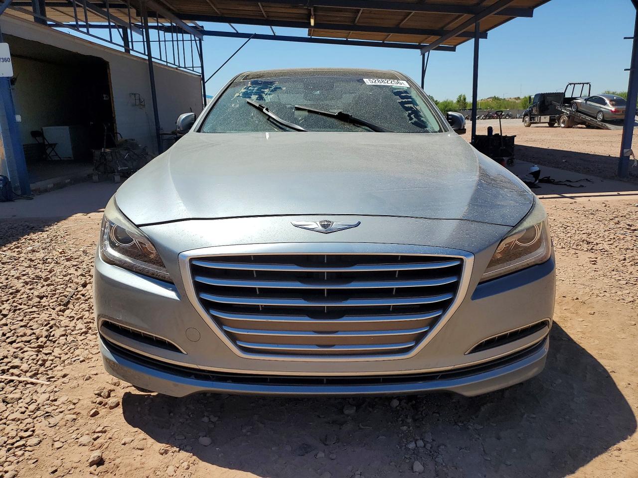 2015 Hyundai Genesis 3.8l Silver vin: KMHGN4JE2FU040305