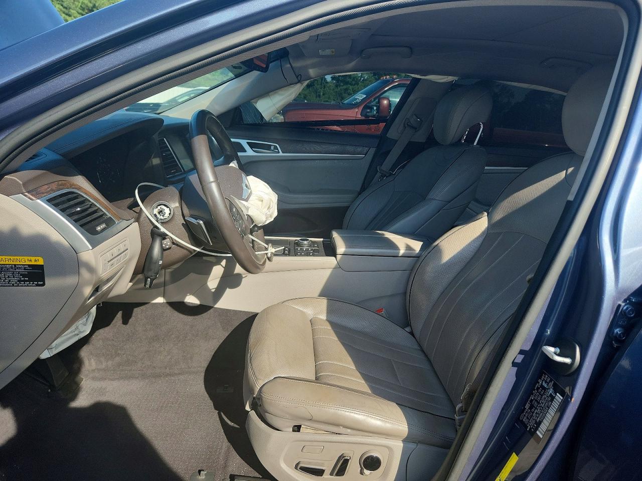 2015 Hyundai Genesis 3.8l Gray vin: KMHGN4JE2FU041793