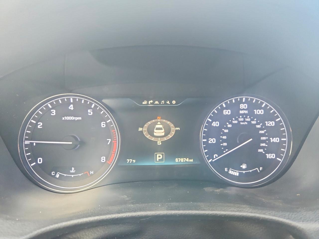 2015 Hyundai Genesis 3.8l White vin: KMHGN4JE2FU060876