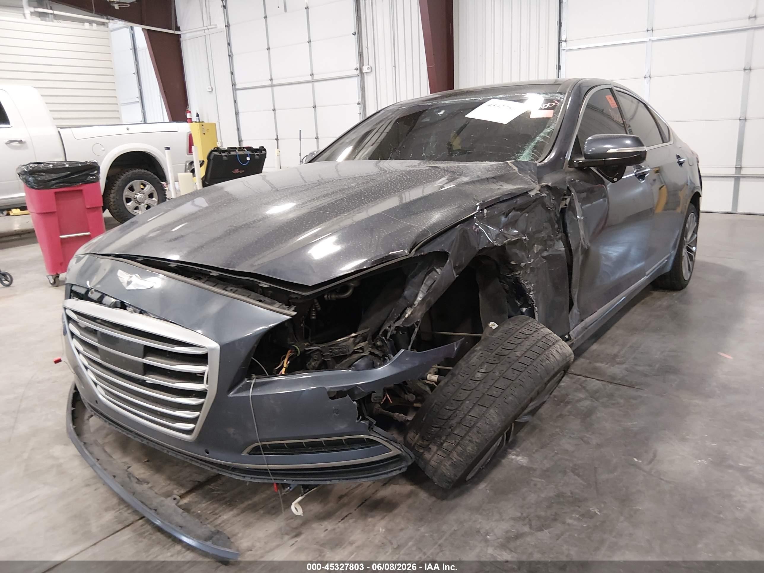 2015 Hyundai Genesis 3.8 Blue vin: KMHGN4JE2FU063731