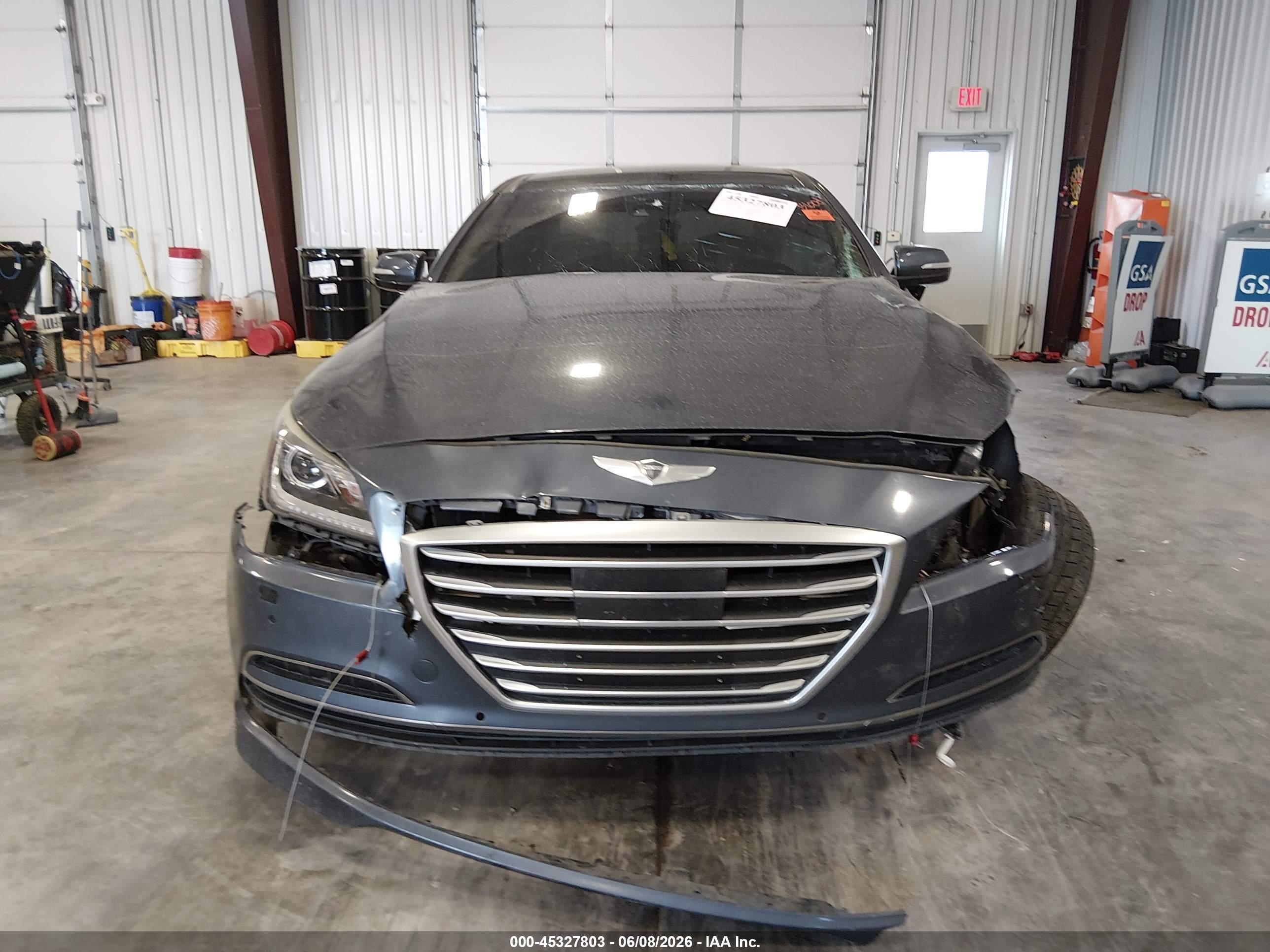 2015 Hyundai Genesis 3.8 Blue vin: KMHGN4JE2FU063731