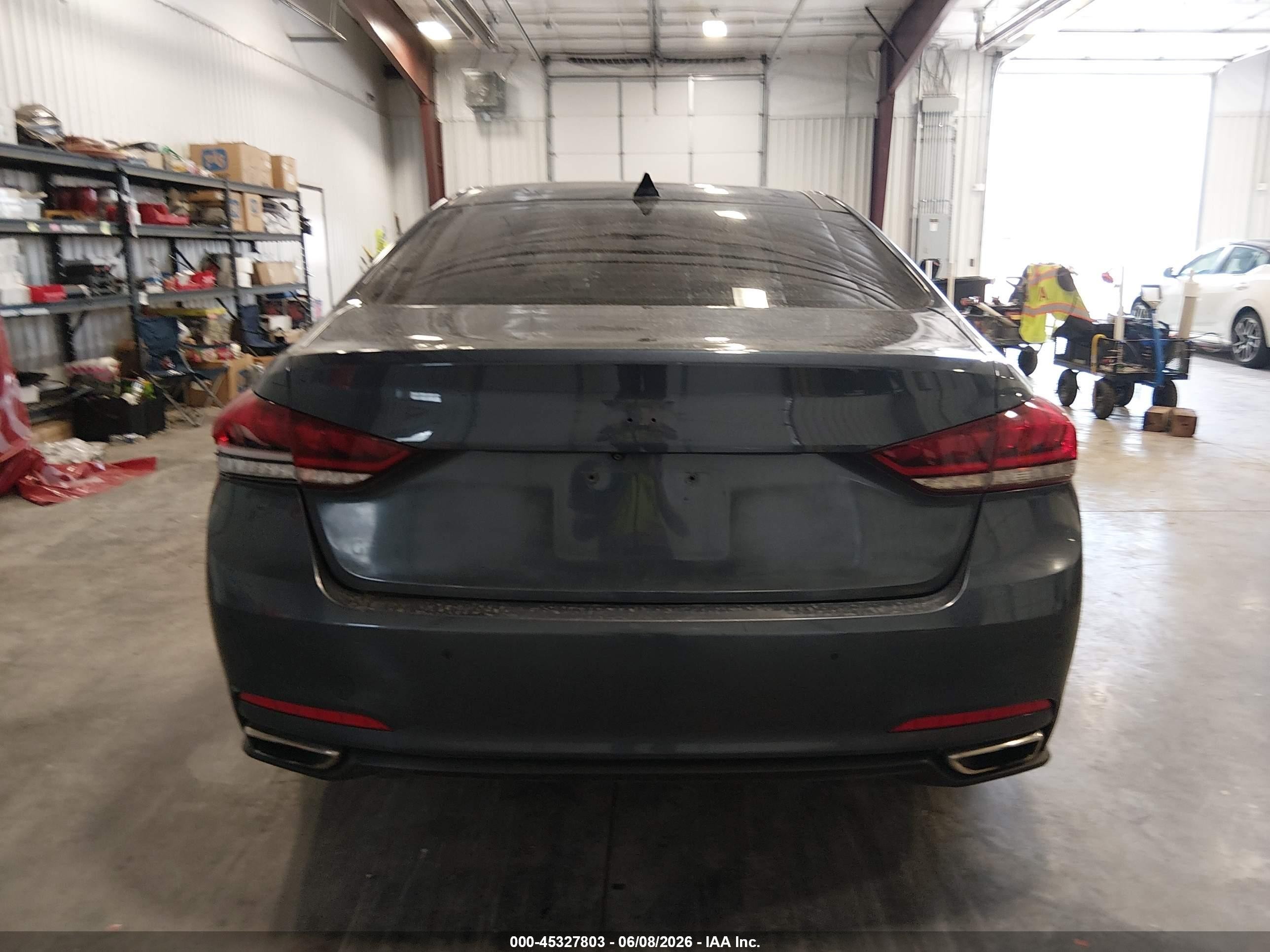 2015 Hyundai Genesis 3.8 Blue vin: KMHGN4JE2FU063731