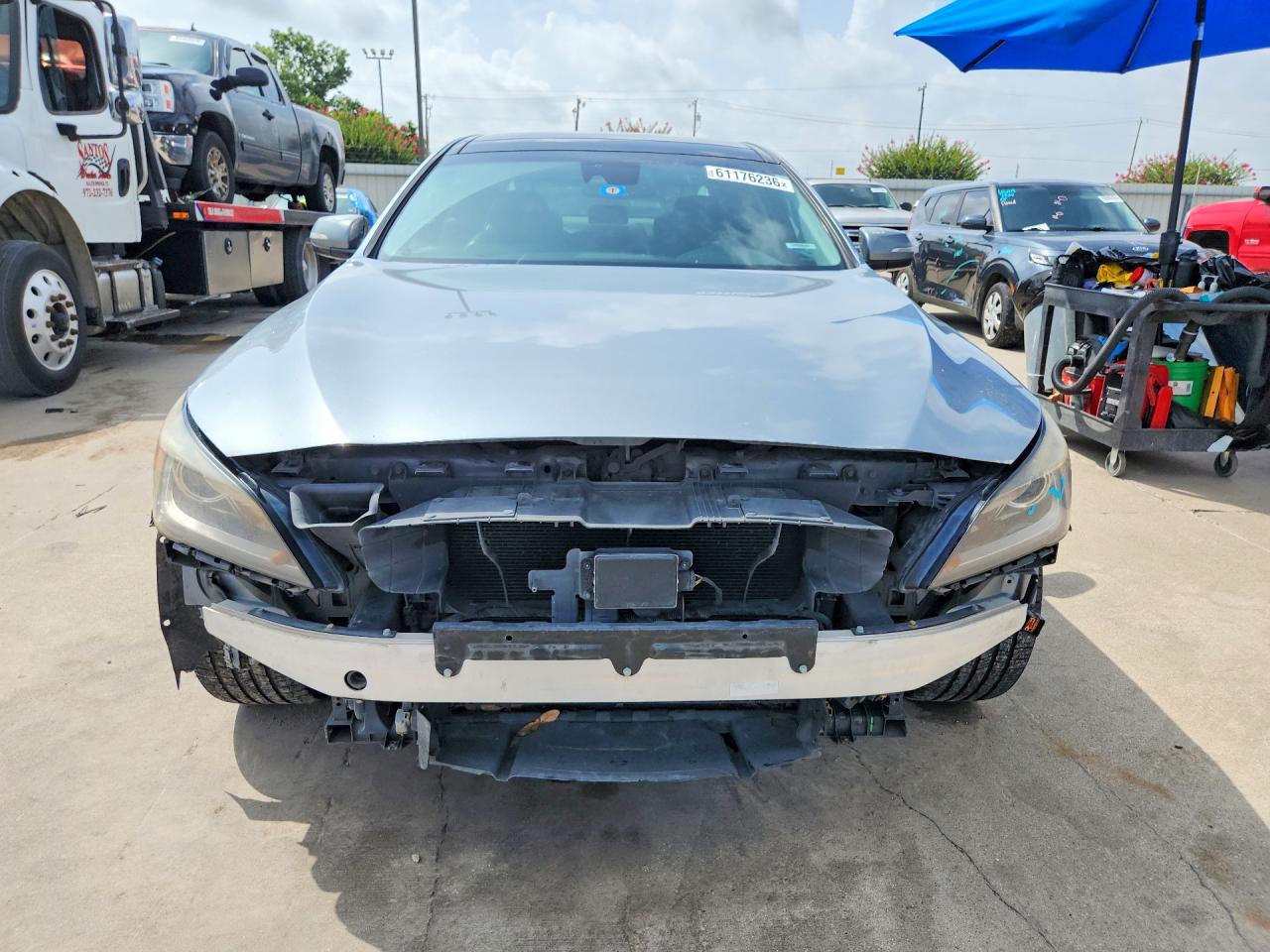 2015 Hyundai Genesis 3.8l Blue vin: KMHGN4JE2FU071702