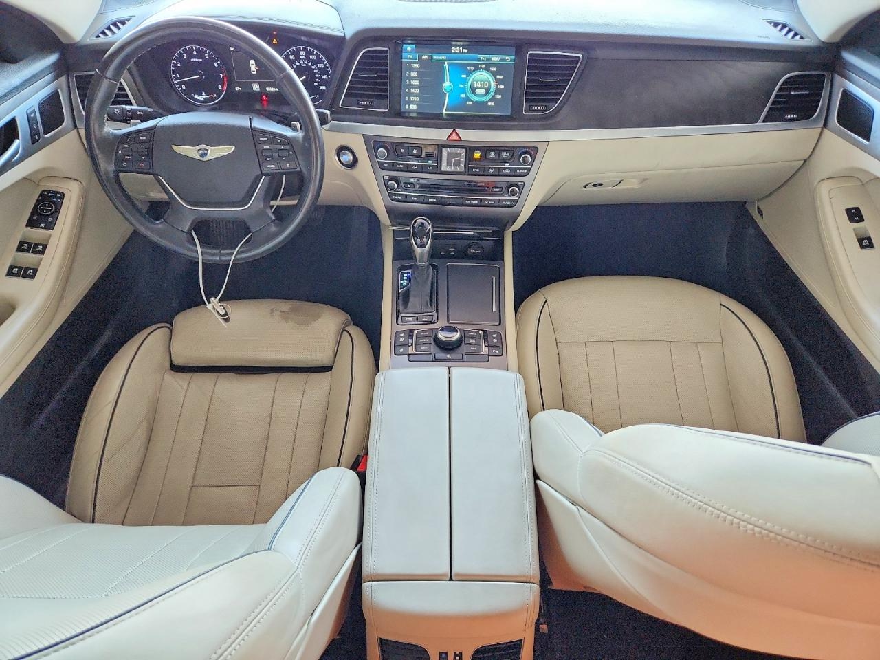 2015 Hyundai Genesis 3.8l Blue vin: KMHGN4JE2FU085986