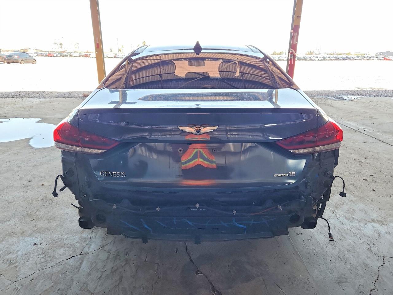 2015 Hyundai Genesis 3.8l Blue vin: KMHGN4JE2FU085986