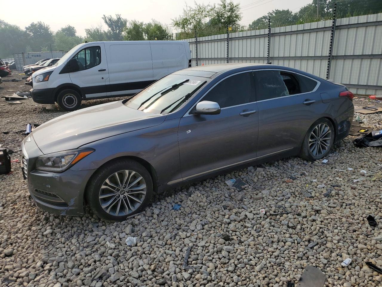 2015 Hyundai Genesis 3.8l Gray vin: KMHGN4JE2FU102995
