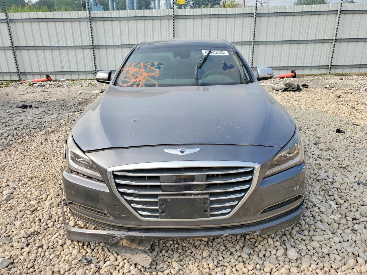 2015 Hyundai Genesis 3.8l Gray vin: KMHGN4JE2FU102995