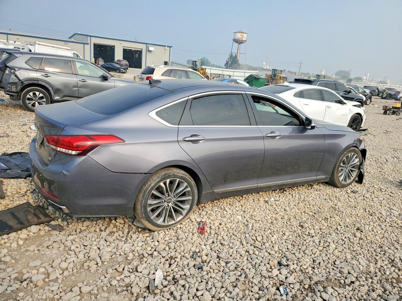 2015 Hyundai Genesis 3.8l Gray vin: KMHGN4JE2FU102995