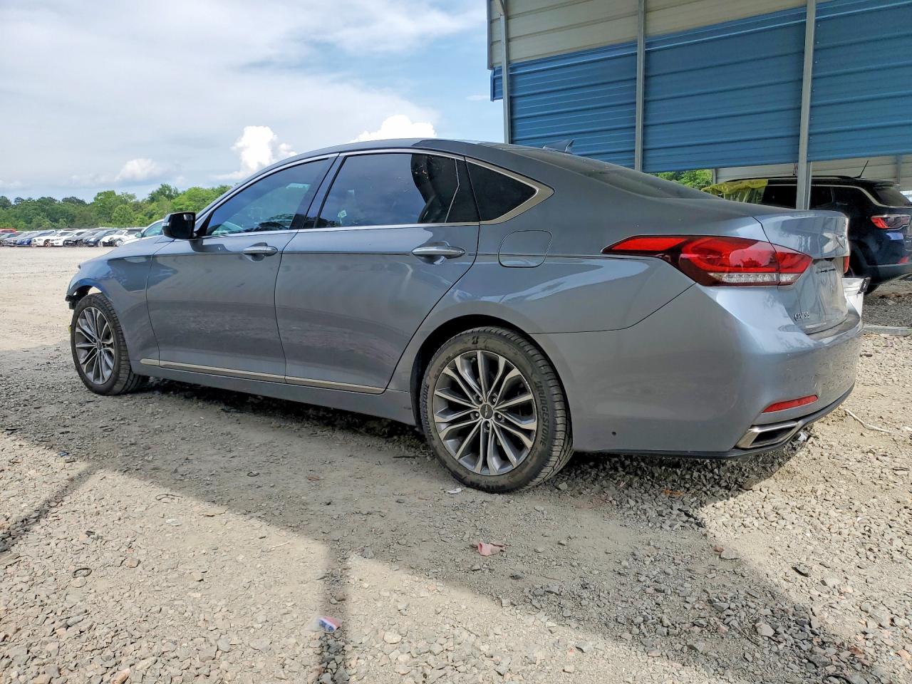 2015 Hyundai Genesis 3.8l Серый vin: KMHGN4JE3FU014814