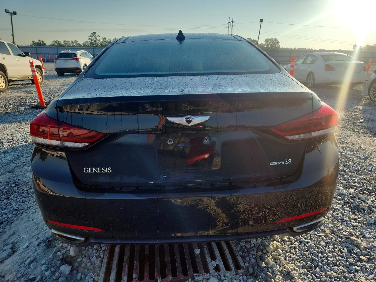 2015 Hyundai Genesis 3.8l Black vin: KMHGN4JE3FU022993