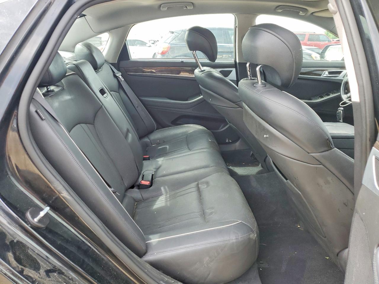 2015 Hyundai Genesis 3.8l Black vin: KMHGN4JE3FU032746