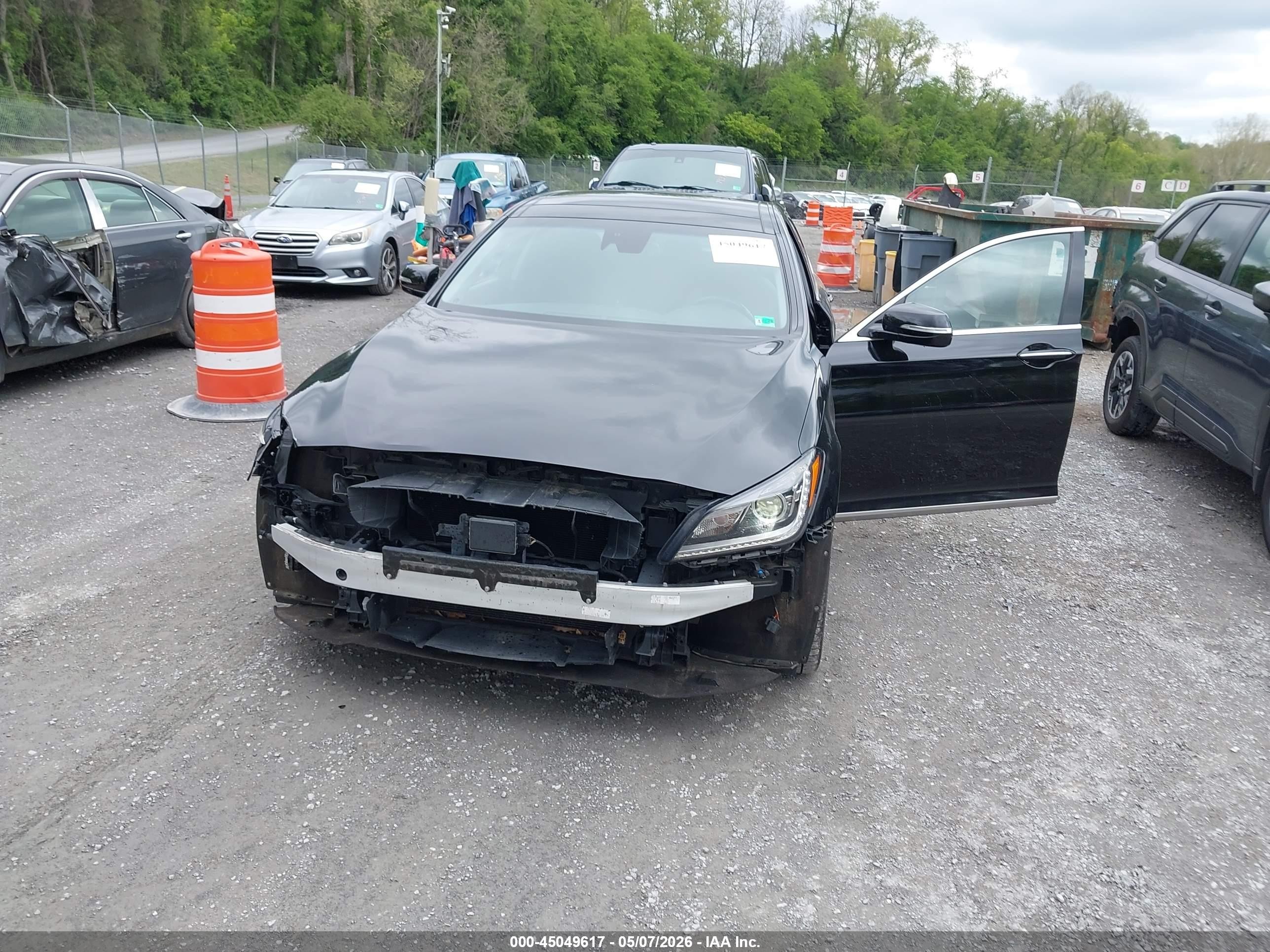 2015 Hyundai Genesis 3.8 Черный vin: KMHGN4JE3FU038031