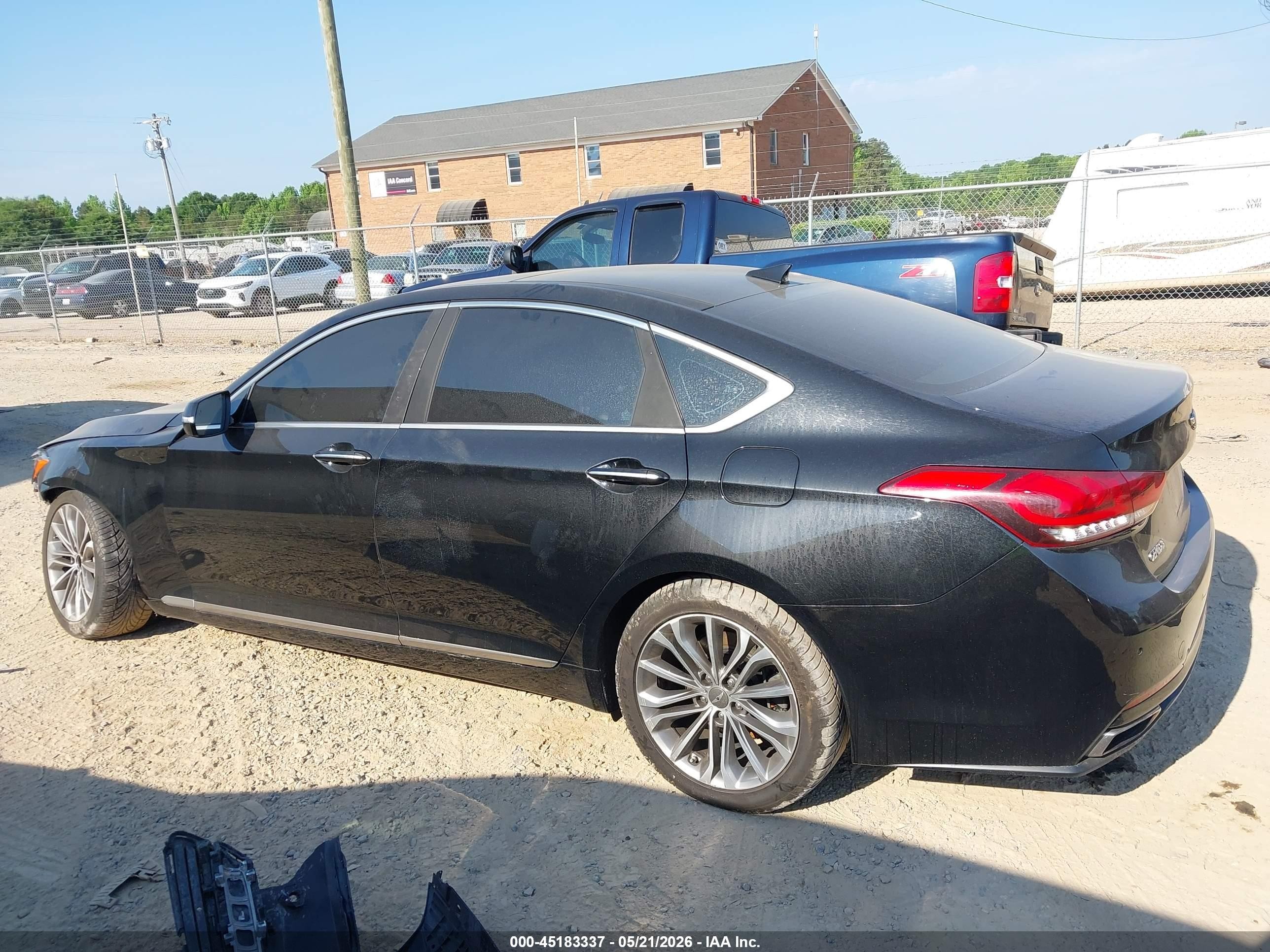 2015 Hyundai Genesis 3.8 Черный vin: KMHGN4JE3FU039664