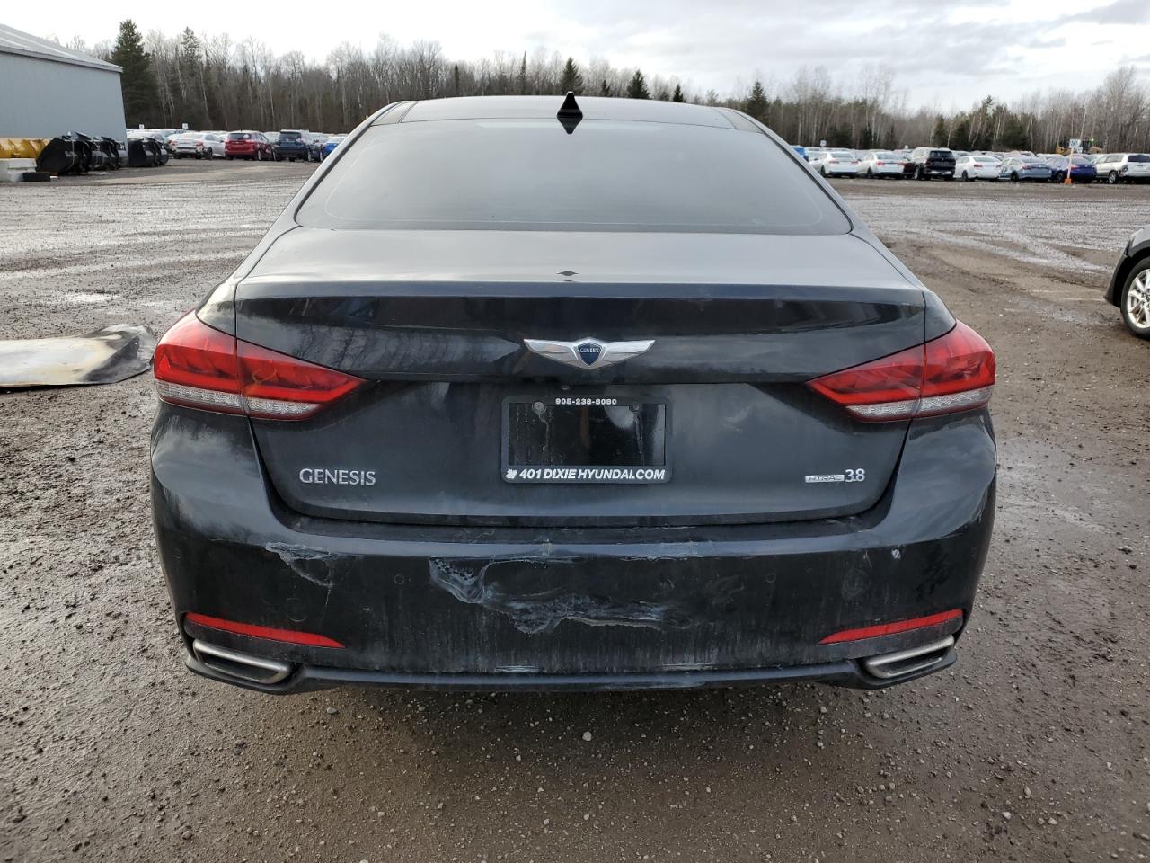 2015 Hyundai Genesis 3.8l Черный vin: KMHGN4JE3FU043598